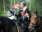 Hlavní postava slavností - Albrecht z Valdštejna. Foto Gothichell.